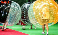 giant zorb ball games are fun